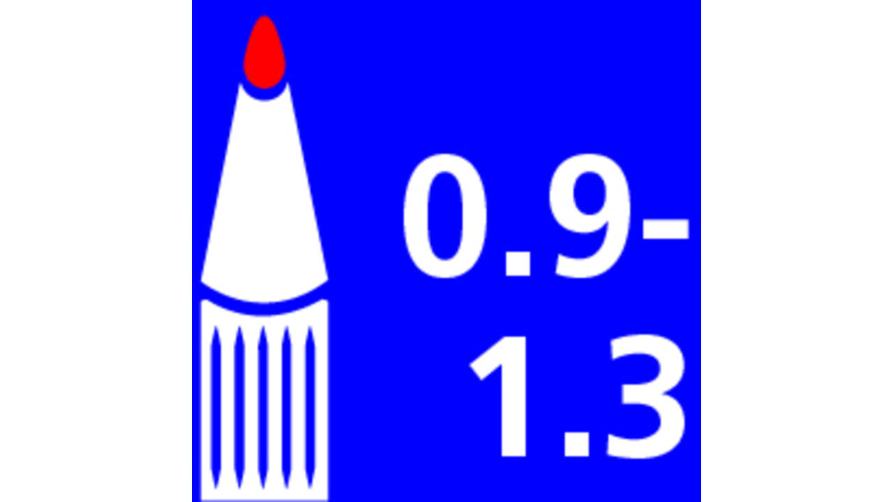 Verfstift Posca PC3M fijn zwart
