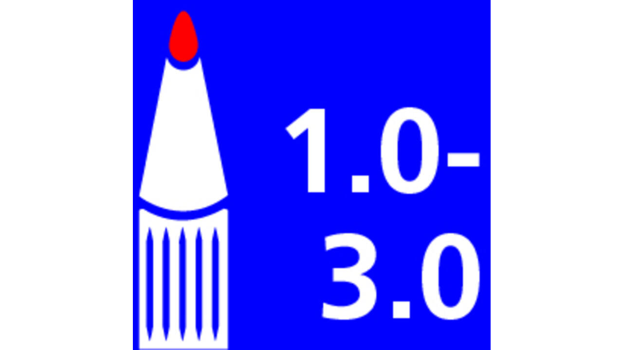 Fineliner edding 1200 fijn glitter assorti set à 5 stuks