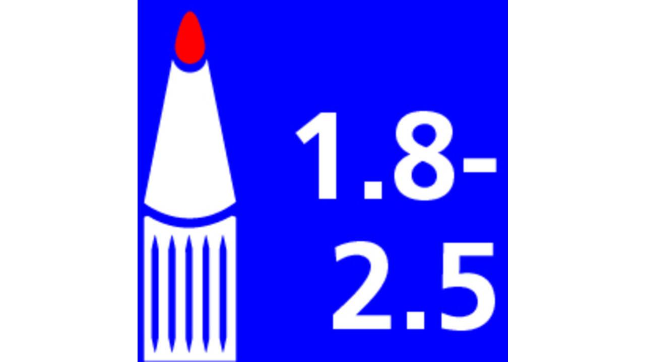 Krijtstift Uni-ball chalk rond 1.8-2.5mm paars