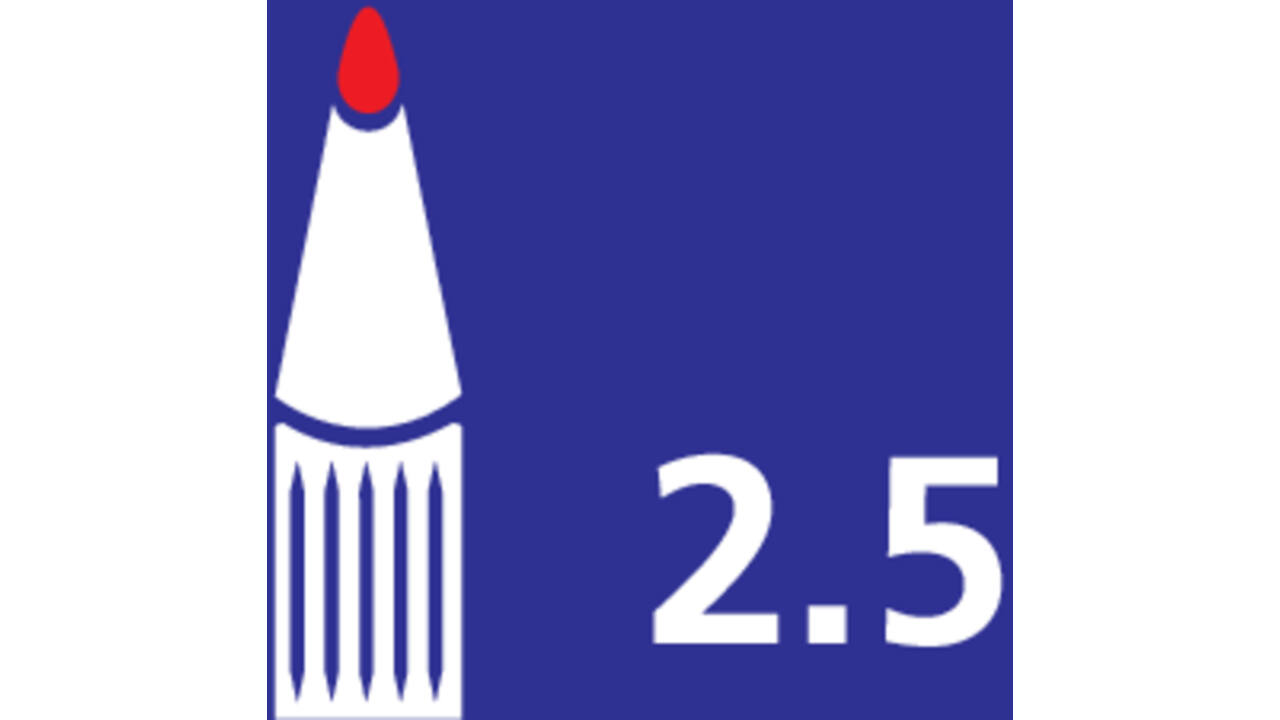 Stifthouder Koh-I-Noor 5905 2.5mm zwart
