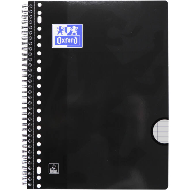 Collegeblok Oxford School A4+ lijn 23-gaats 160 pagina's 80gr scratch&win assorti