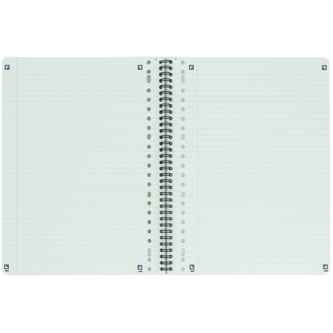 Collegeblok Oxford School A4+ lijn 23-gaats 160 pagina's 80gr voordeelpak assorti