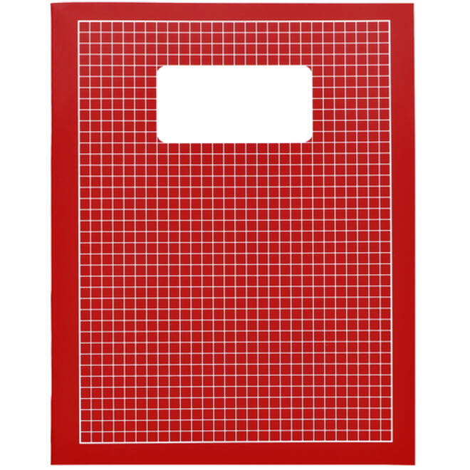 Schrift Qbasic 210x165mm ruit 5mm 80blz 70gr assorti
