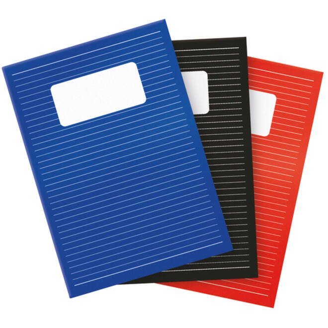 Schrift Qbasic A4 lijn 80blz 70gr assorti