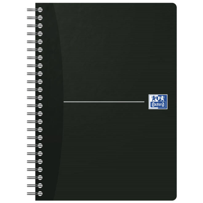 Spiraalblok Oxford Essentials A5 lijn 180 pagina's 80gr assorti