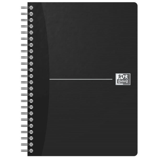Spiraalblok Oxford Essentials A5 lijn 180 pagina's 80gr assorti
