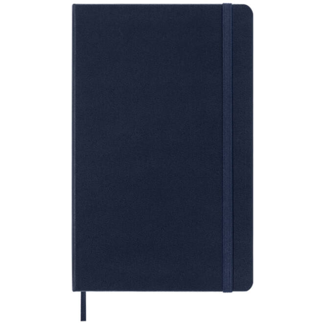 Notitieboek Moleskine large 130X210mm lijn hard cover sapphire blue