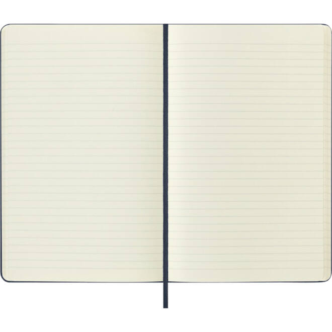 Notitieboek Moleskine large 130X210mm lijn hard cover sapphire blue