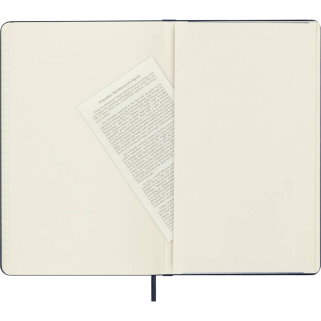Notitieboek Moleskine large 130X210mm lijn hard cover sapphire blue
