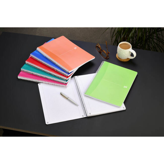 Spiraalblok Oxford MyColours A5 lijn 90vel assorti
