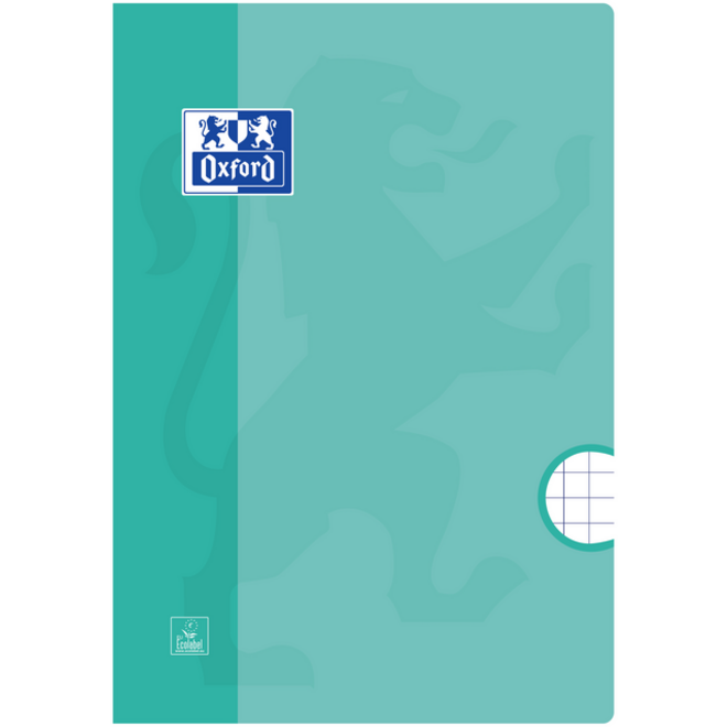Schrift Oxford School A4 ruit 10x10mm 72 pagina's 80gr assorti