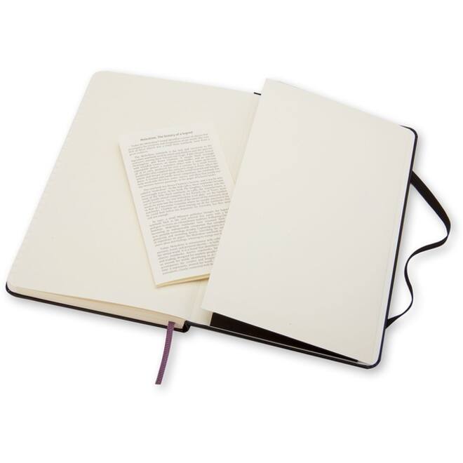 Notitieboek Moleskine pocket 90x140mm lijn hard cover zwart