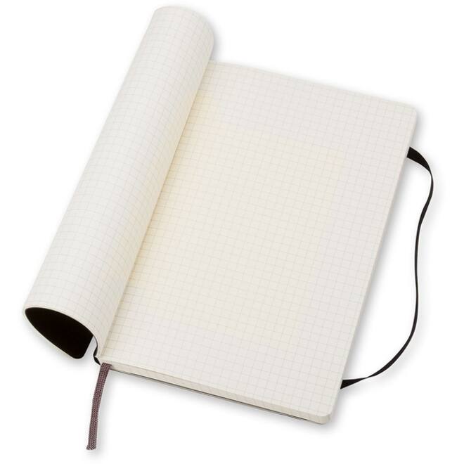 Notitieboek Moleskine XL 190x250mm lijn soft cover zwart