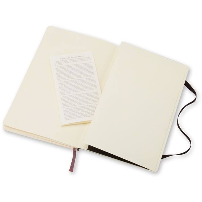 Notitieboek Moleskine pocket 90x140mm lijn soft cover zwart