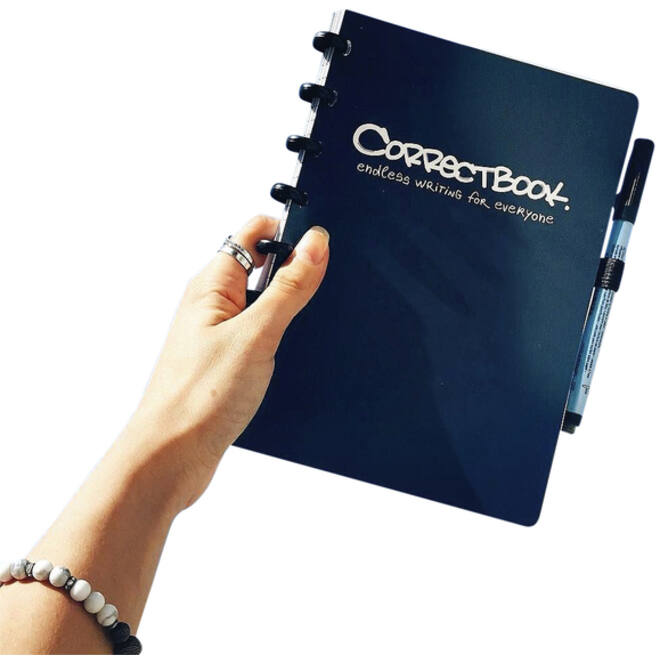 Notitieboek Correctbook A5 lijn 40blz midnight blue