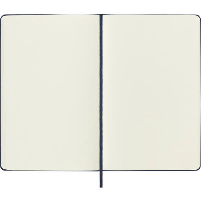 Notitieboek Moleskine large 130x210mm blanco hard cover sapphire blue