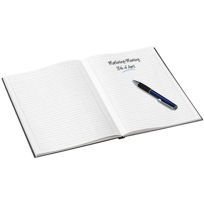 Notitieboek Leitz WOW A5 lijn zwart