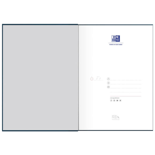 Notitieboek Oxford Office Essentials A4 lijn 192 pagina' s 80gr blauw
