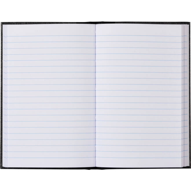 Notitieboek Octavo 103x165mm 192blz lijn grijs gewolkt