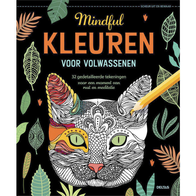 Kleurboek Deltas Mindful kleuren voor volwassenen