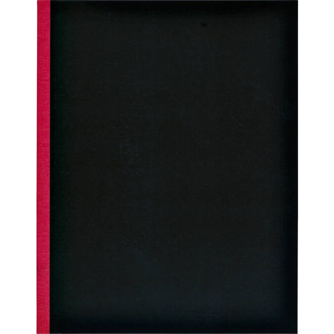 Kasboek 165x210mm 160blz 1 kolom rode rug assorti