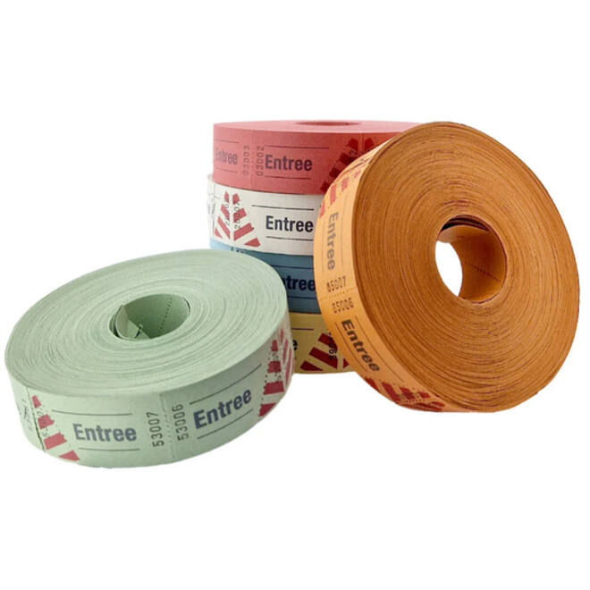Entreebewijs Combicraft nummering 1-1000 blauw