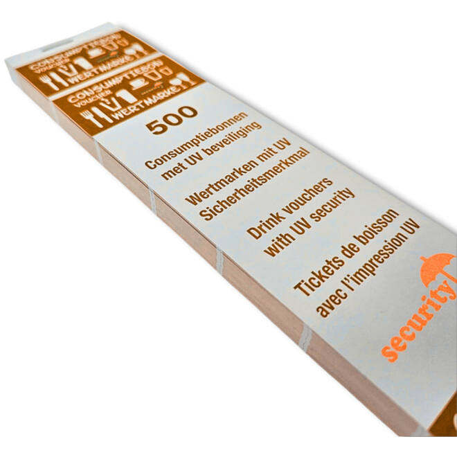Consumptiebon Combicraft UV beveiliging 500 stuks oranje