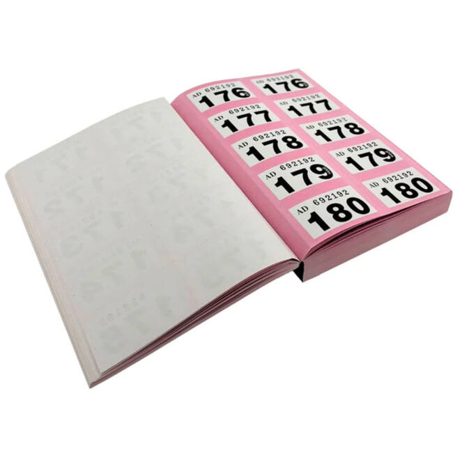 Nummerblok 1-1000 assorti