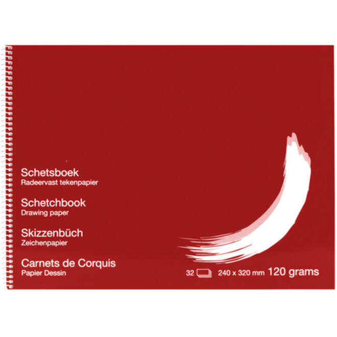 Schetsboek Papyrus 240x320mm 120gr 32vel