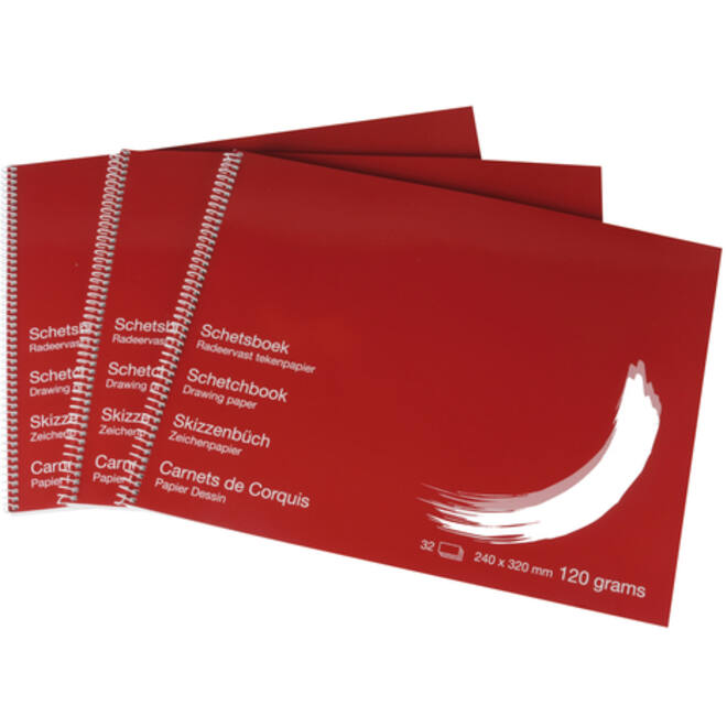 Schetsboek Papyrus 240x320mm 120gr 32vel