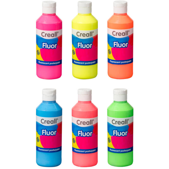 Plakkaatverf Creall fluor roze 250ml