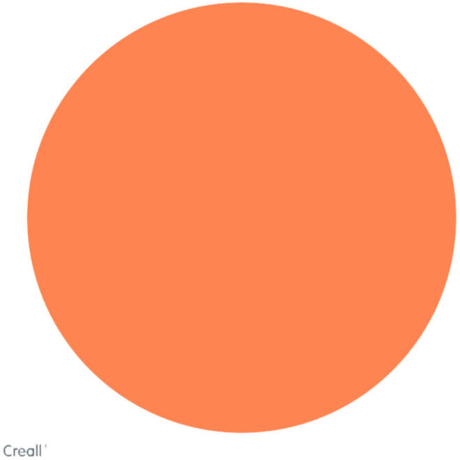 Plakkaatverf Creall fluor oranje 250ml