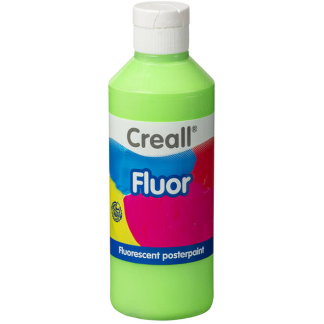 Plakkaatverf Creall fluor groen 250ml