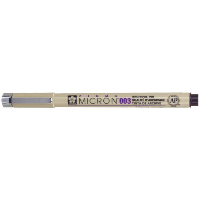 Fineliner Sakura pigma micron 003 zwart 0.15mm