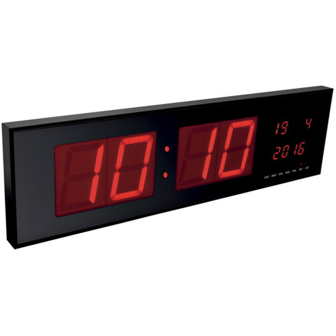 Wandklok Perel met LED display