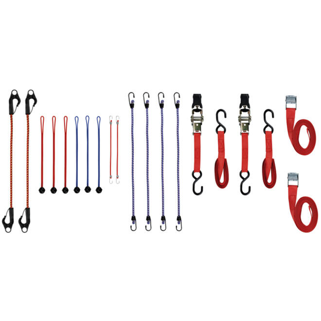 Spanbanden en spanelastiekenset Toolland
