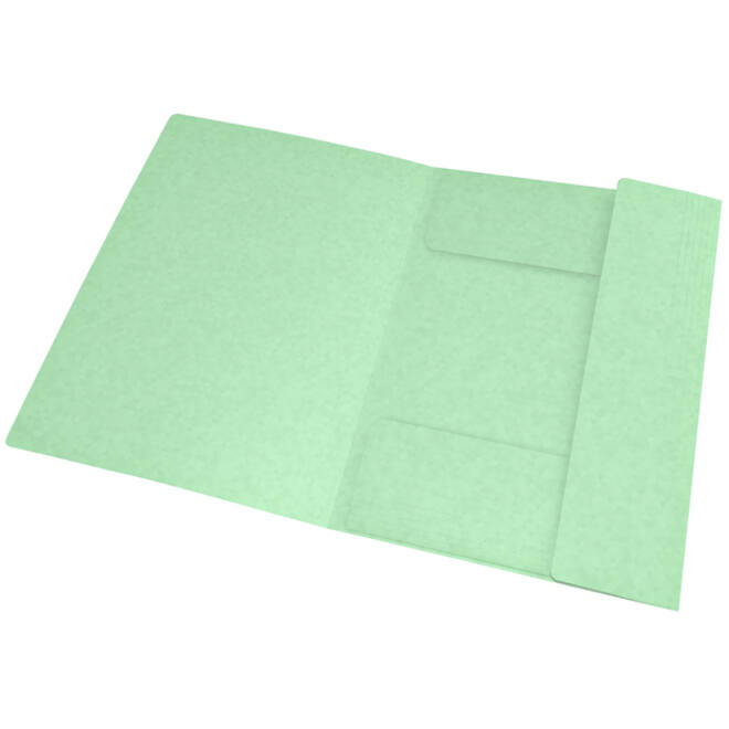 Elastomap Oxford Top File+ A4 3 kleppen 390gr pastel groen