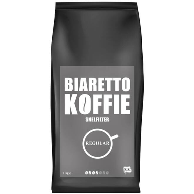 Koffie Biaretto snelfiltermaling regular 1000 gram