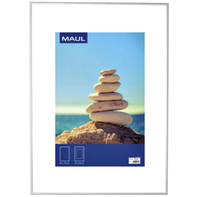 Fotolijst MAUL design 50x70cm aluminium frame zilver
