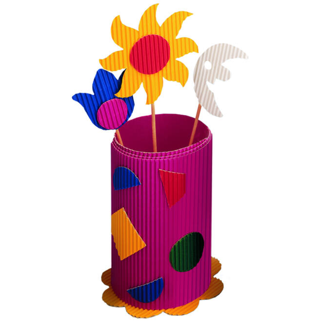 Golfkarton Folia E-golf 25x35cm 10 vel assorti