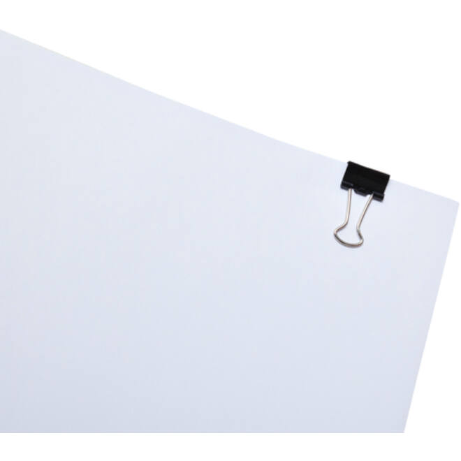 Papierklem MAUL 215 foldback 13mm capaciteit 4mm zwart