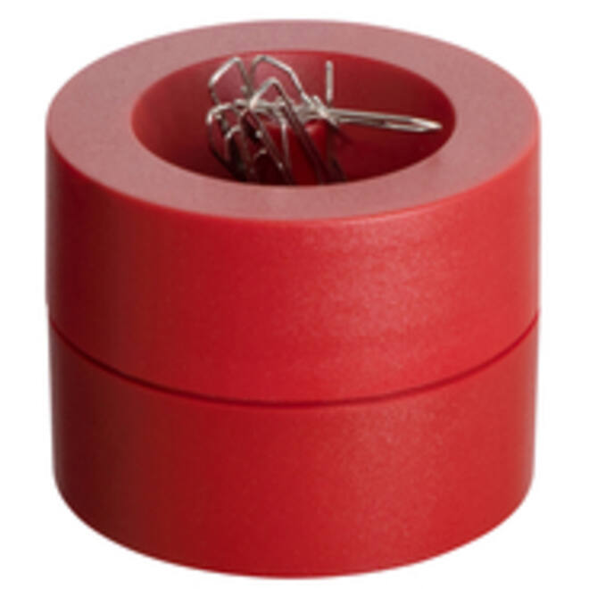 Papercliphouder MAUL Pro Ø73mmx60mm rood