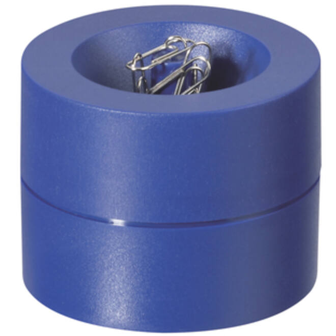 Papercliphouder MAUL Pro Ø73mmx60mm blauw