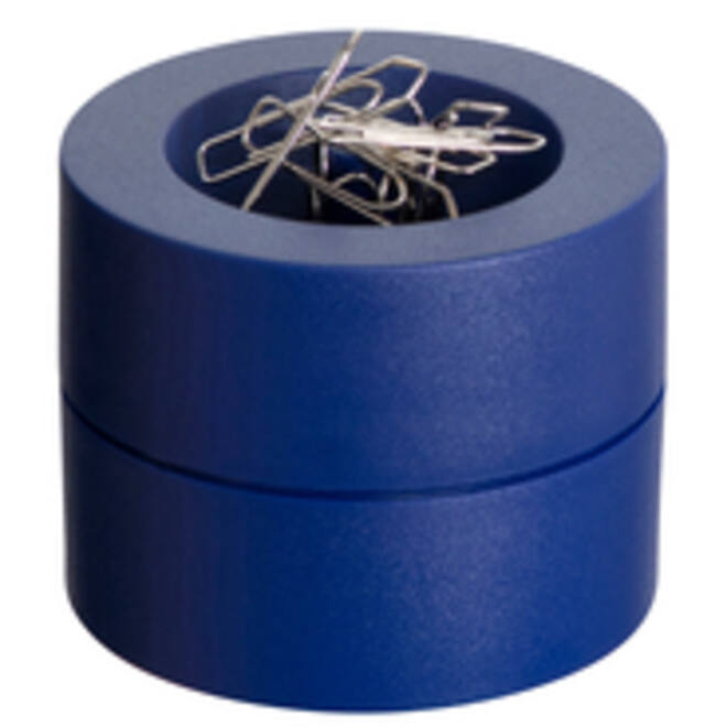 Papercliphouder MAUL Pro Ø73mmx60mm blauw
