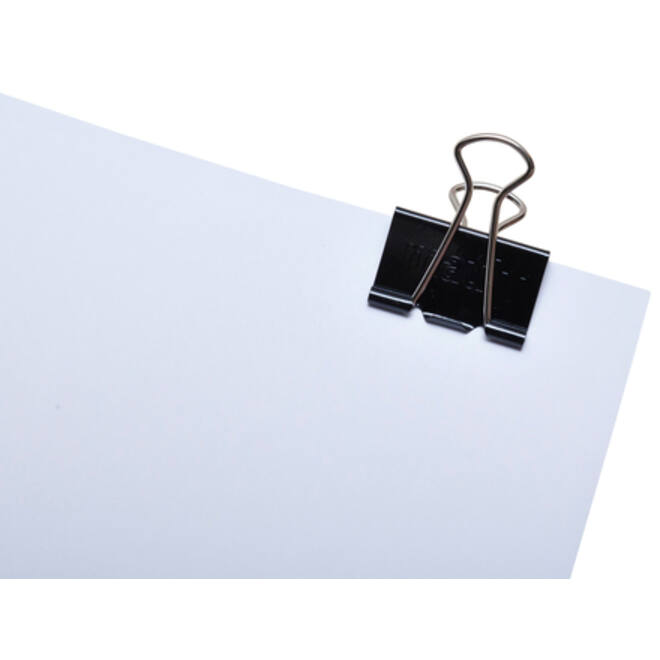 Papierklem MAUL 215 foldback 32mm capaciteit 13mm zwart