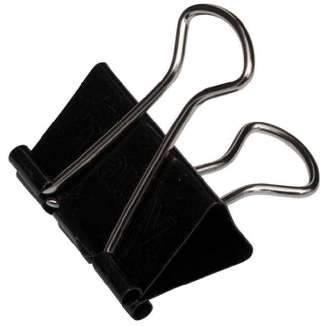 Papierklem MAUL 215 foldback 32mm capaciteit 13mm zwart