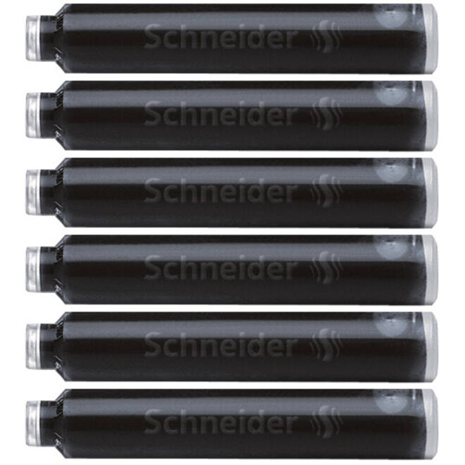 Inktpatroon Schneider din zwart doos à 6 stuks