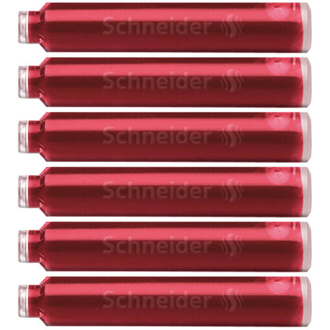 Inktpatroon Schneider din rood doos à 6 stuks