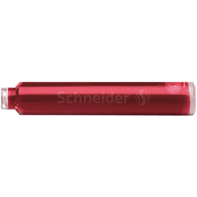 Inktpatroon Schneider din rood doos à 6 stuks