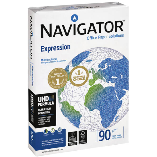 Kopieerpapier Navigator Expression A4 90gr wit 500vel
